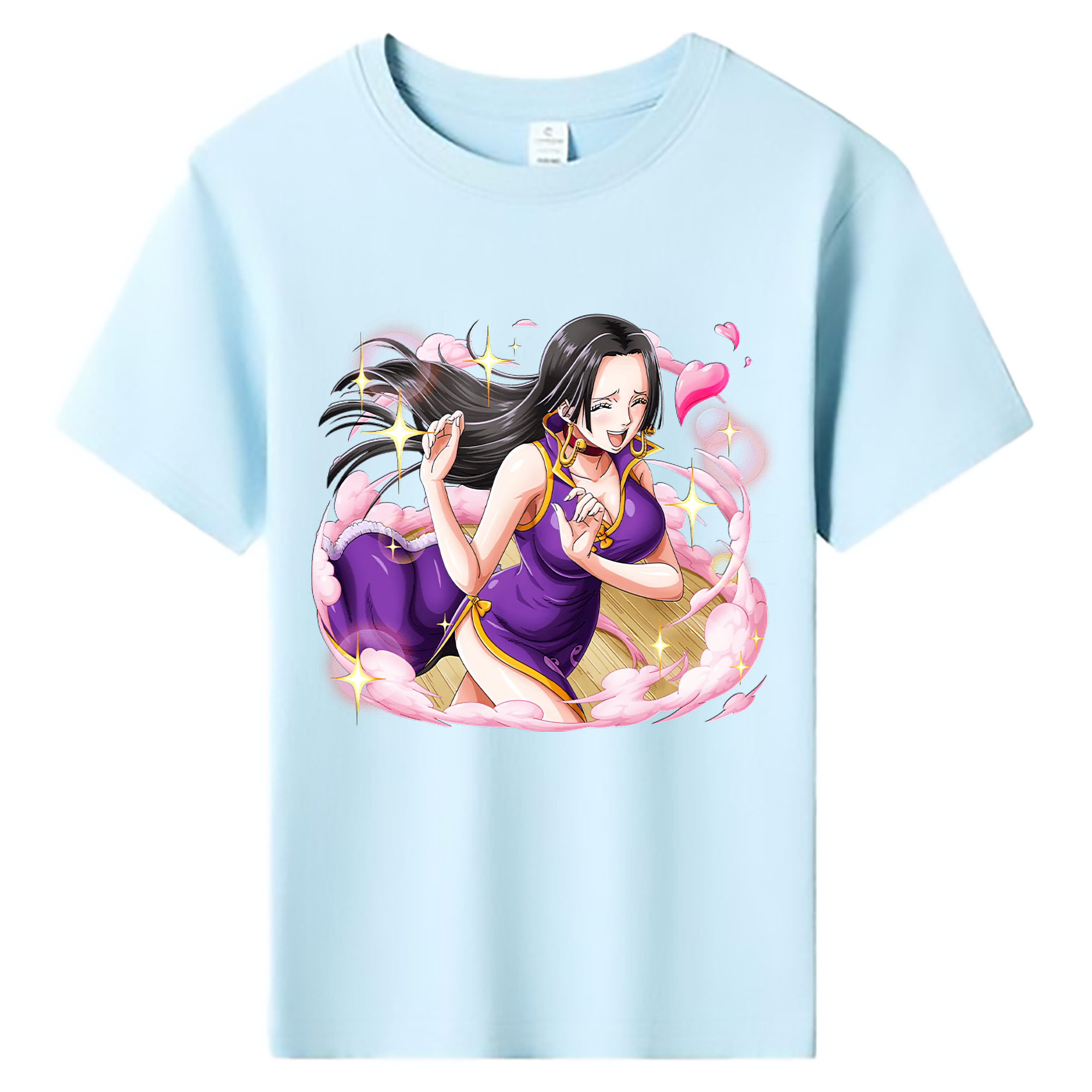 （画像用） ワンピース ボア・ハンコック ONE PIECE Boa·Hancock 綿100％キッズTシャツ（フロントプリント）